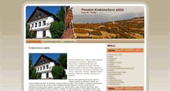 Desktop Screenshot of krkonose-zatisi.cz
